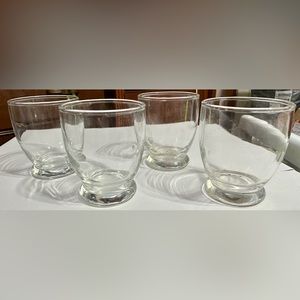 FOUR (4) SMALL GLASSES